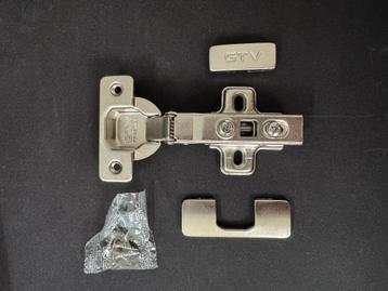 Charnière à fermeture automatique / hydraulique, Enlèvement ou Envoi, Neuf, Chrome, Charnière