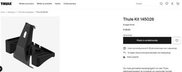Thule 145026 kit beschikbaar voor biedingen