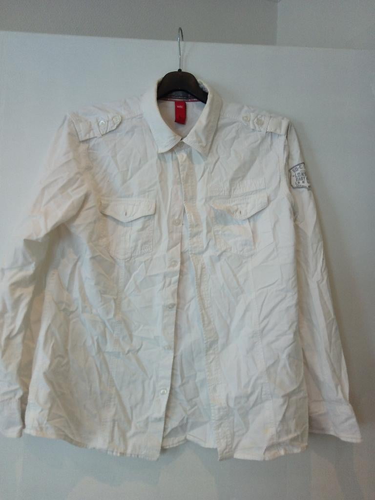 Overhemd  'EDC', Kleding | Heren, Overhemden, EDC, Wit, Ophalen of Verzenden, Halswijdte 41/42 (L)