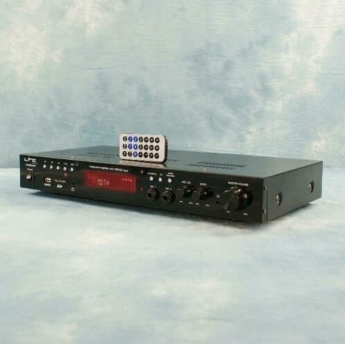 Stereo karaoke Tuner versterker USB,SD en Bluetooth, Ophalen of Verzenden, Nieuw, Microfoon(s)