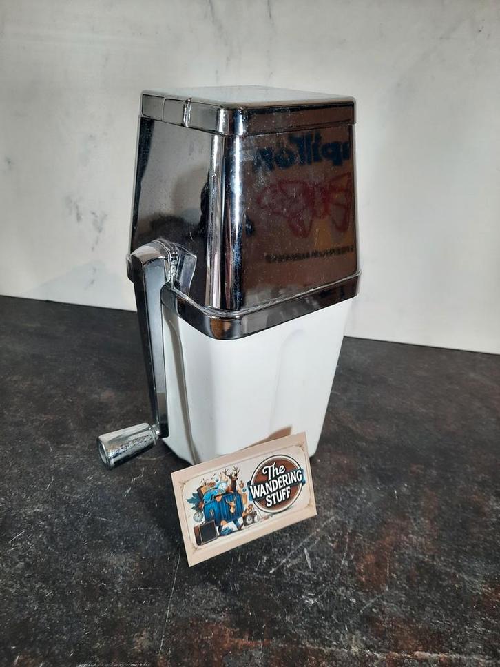 Vintage ijs crusher - Metrokane, Electroménager, Machines à glace, Utilisé, Enlèvement ou Envoi