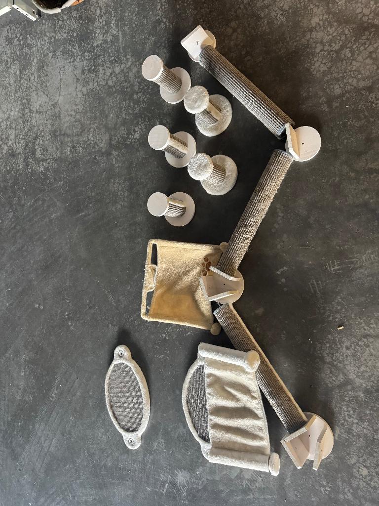 Kattenkrabpaal/ muur installatie, Animaux & Accessoires, Meubles griffoirs pour chats, Comme neuf, Pièces de meubles à gratter