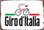 Panneau en métal Giro d'Italia - rétro vintage mancave, Collections, Enlèvement ou Envoi, Neuf, Panneau publicitaire