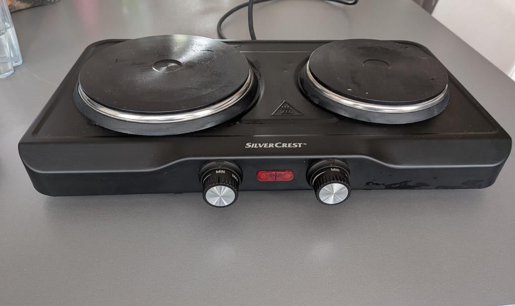 plaque de cuisson 2 foyers, Electroménager, Tables de cuisson, Comme neuf, Enlèvement, À Poser, 3 zones de cuisson ou moins