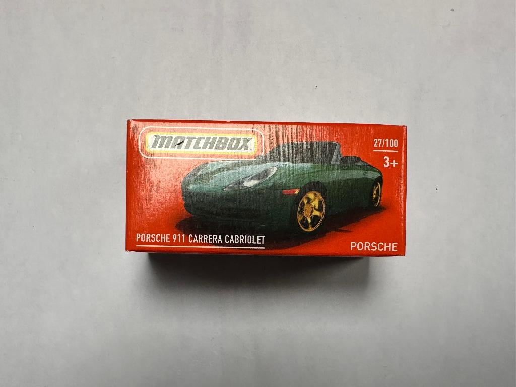 Matchbox Power Grabs - Porsche 911 Carrera Cabriolet, Hobby & Loisirs créatifs, Voitures miniatures | Échelles Autre, Neuf, Voiture