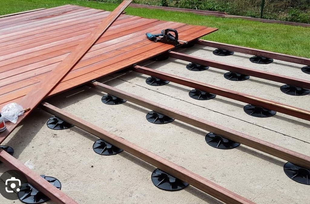 Terrasdrager vloer tuin fundering, Ophalen, Zo goed als nieuw, Kunststof