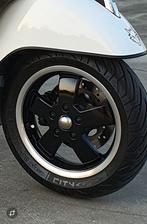 Verkoop velgen met Michelin-banden voor en achter vespa 300g, Motoren, Ophalen