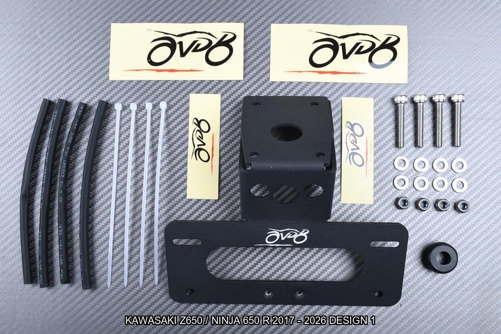 Support de plaque KAWASAKI Z650 / NINJA 650 R 2017 - 2026, Motos, Accessoires | Autre, Neuf, Enlèvement ou Envoi
