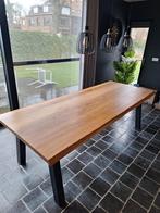 Eiken eettafel, Huis en Inrichting, Tafels | Eettafels, Ophalen, Eikenhout, 200 cm of meer, 50 tot 100 cm