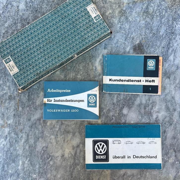 VW Beetle 62 Réservation de service, feuille de route, Autos : Divers, Accessoires de voiture, Utilisé, Enlèvement ou Envoi