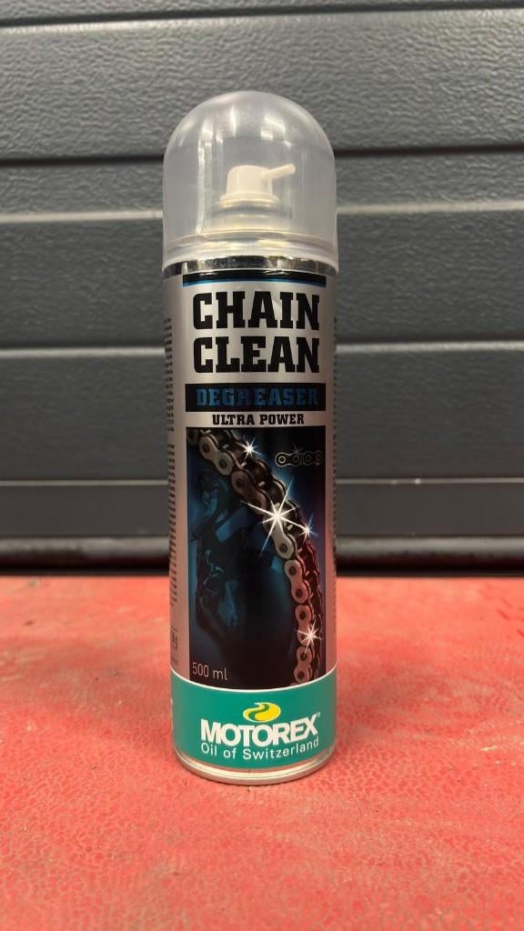 LOT DE 4 : Nettoyant Chaîne Motorex Chain Clean – 500 ml, Enlèvement
