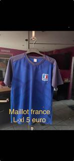 maillot foot france l-xl, Sports & Fitness, Football, Enlèvement, Utilisé, Maillot