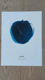 Poster sterrenbeeld Kreeft, Ophalen, Minder dan 50 cm, Nieuw, Foto of Poster