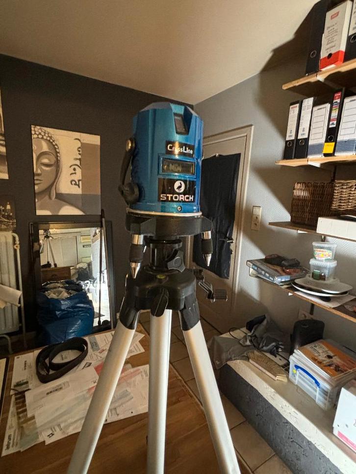storch laser met statief, Bricolage & Construction, Matériel de peinture, Comme neuf, Autres types, Enlèvement