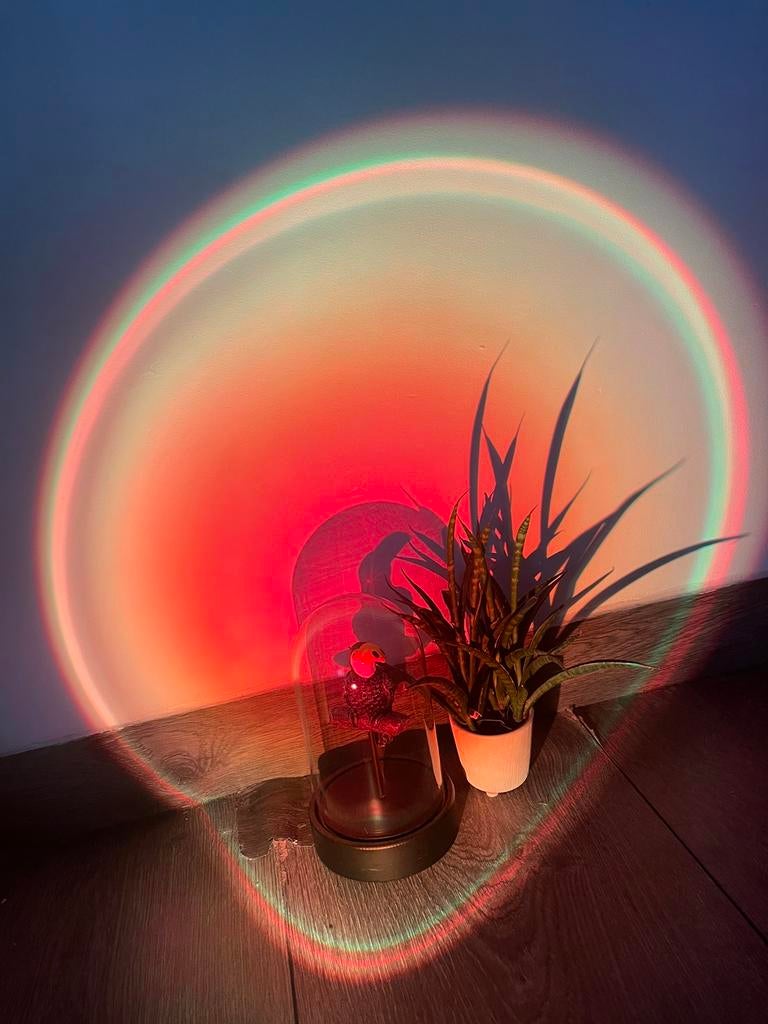 Lampe - Lampe de projection - Avec port USB - Multicolore, Maison & Meubles, Enlèvement, Neuf