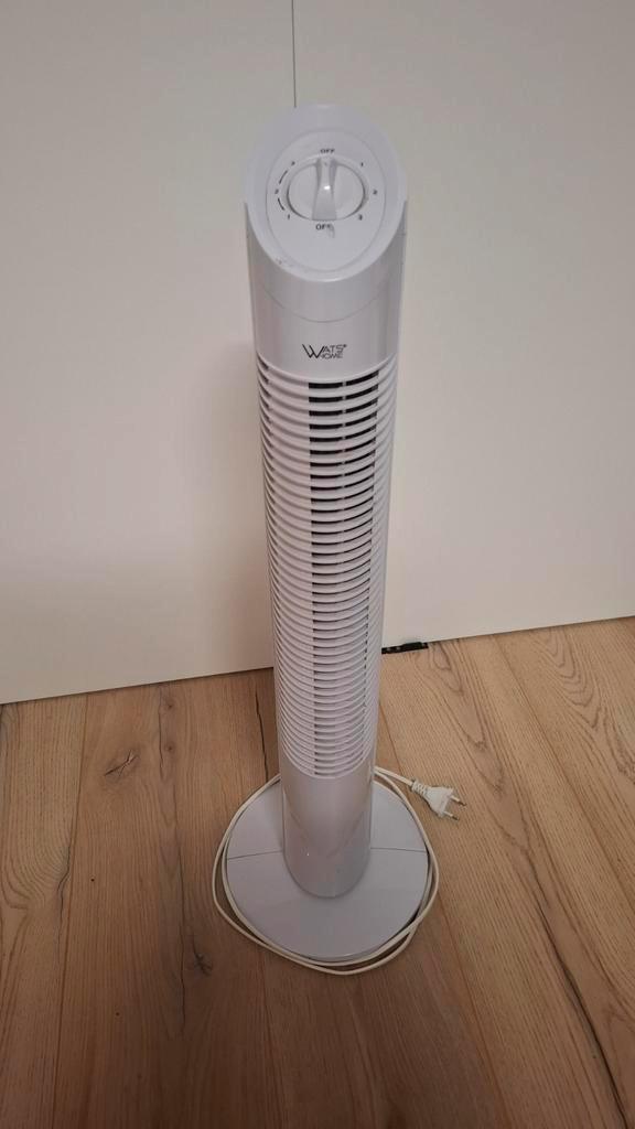 Witte torenventilator – in goede staat, Elektronische apparatuur, Ventilatoren, Torenventilator, Ophalen