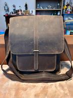 Kleinere echt leren schoudertas, Ophalen, Nieuw, Bruin, Leer