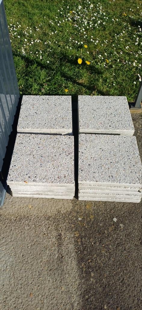 Silexdallen 20 stuks grijs + 12 zakken grind, Tuin en Terras, Ophalen