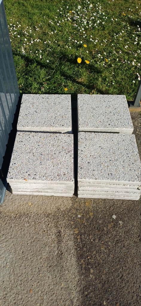 Silexdallen 20 stuks grijs + 8 zakken grind, Jardin & Terrasse, Chaises longues, Enlèvement