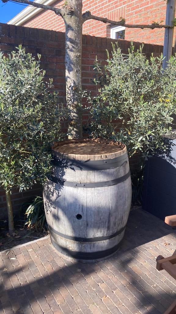 Eiken vat nog in zeer goede staat, Ophalen, Gebruikt