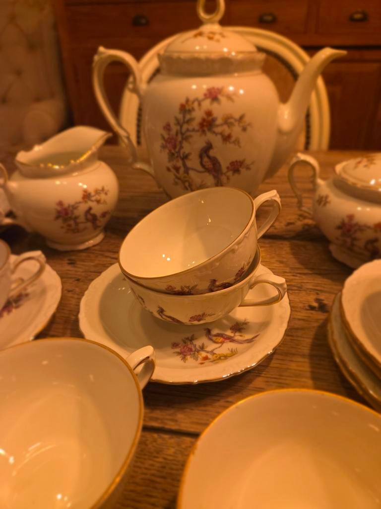 Vintage Kahla theeservies, Antiek en Kunst, Ophalen