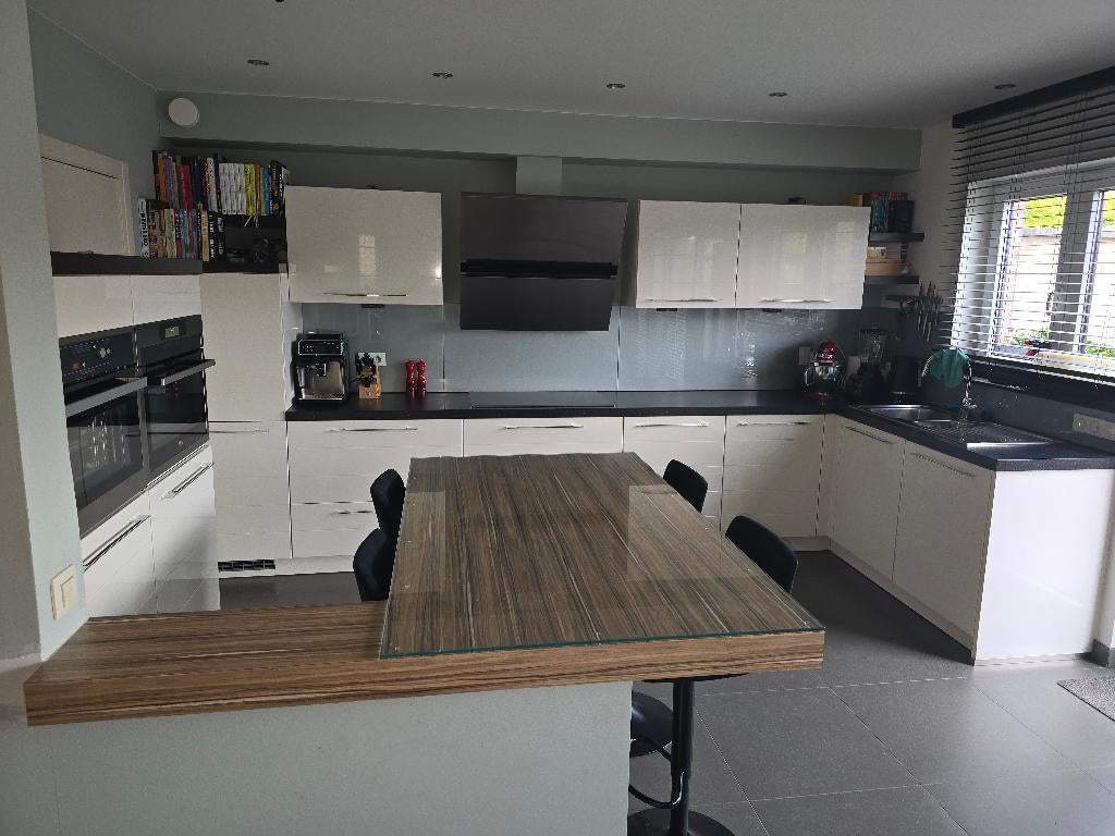 Complete keuken te koop – magnolia wit – A merk toestellen, Ophalen, Gebruikt, Wit, Overige typen