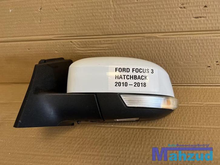 FORD FOCUS 3 Wit Links spiegel buitenspiegel 2010-2018, Autos : Pièces & Accessoires, Rétroviseurs, Ford, Utilisé