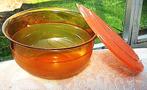 Tupperware beau plat , teinte cannelle, Enlèvement ou Envoi, Neuf, Orange, Récipient ou Bol