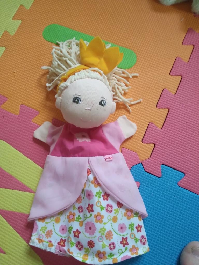 Prinses handpop Haba, Kinderen en Baby's, Ophalen, Zo goed als nieuw, Overige typen