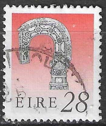 Irlande 1991 - Yvert 752 - Patrimoine et trésors (ST), Envoi, Affranchi