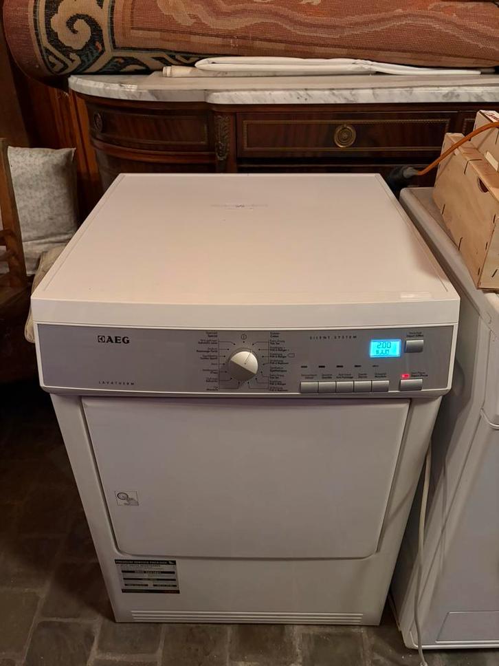Drain de sécheuse Aeg 7 kg | Livraison possible, Electroménager, Sèche-linge, Comme neuf, Évacuation d'air, Chargeur frontal, 6 à 8 kg