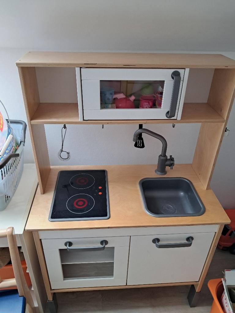 Dinette DUKTIG + accessoires, Enlèvement, Utilisé, Bois, Jouer à la cuisine