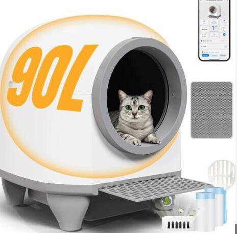 litiere autonettoyante, Animaux & Accessoires, Bacs à litière, Neuf, Ouvert, Autonettoyant, Enlèvement