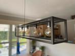 Moderne design hanglamp – zwart metalen frame met 5 lampen, Ophalen, Zo goed als nieuw