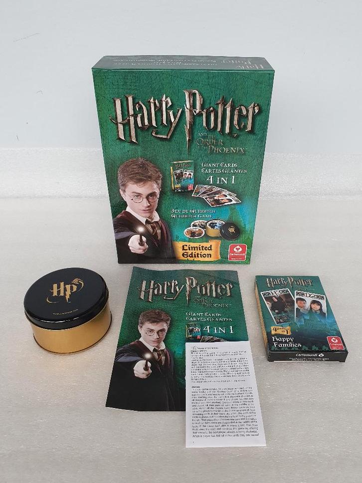 Gezelschapsspel Harry Potter: Giant Cards - Quidditch Game, Verzamelen, Harry Potter, Gebruikt, Ophalen of Verzenden