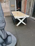 Steigerhouten tuinrafel, Ophalen