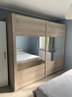 Kleerkast met spiegel, Huis en Inrichting, Kasten | Kleerkasten, Ophalen, Met plank(en), 200 cm of meer, Zo goed als nieuw
