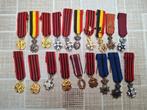 Lot Belgische miniatuur medailles, Ophalen of Verzenden