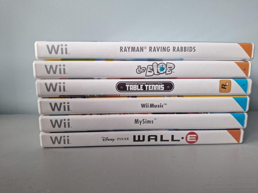 6 jeux Wii, Consoles de jeu & Jeux vidéo, Enlèvement ou Envoi, Utilisé, À partir de 3 ans, 3 joueurs ou plus