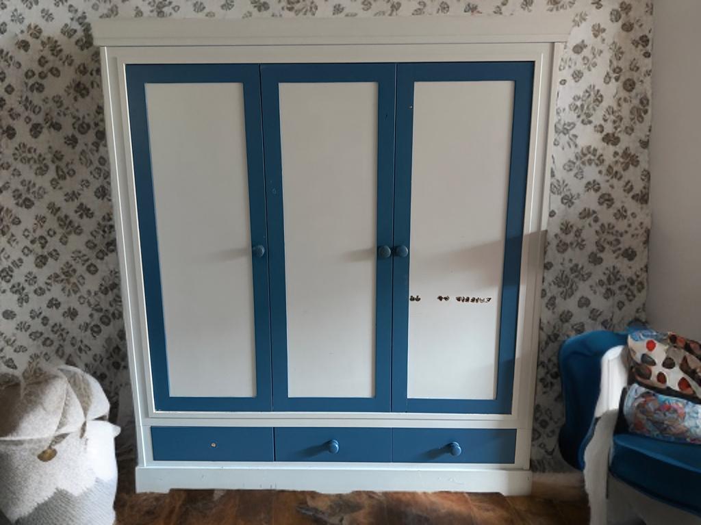 Complete jongensslaapkamer in massief hout, Ophalen, Gebruikt, Jongetje