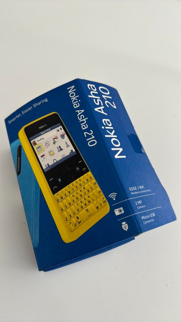 Nokia Asha 210, Ophalen of Verzenden, Zo goed als nieuw, Zwart
