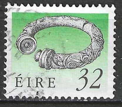 Irlande 1990 - Yvert 707 - Patrimoine irlandais - 32 p. (ST), Envoi, Affranchi