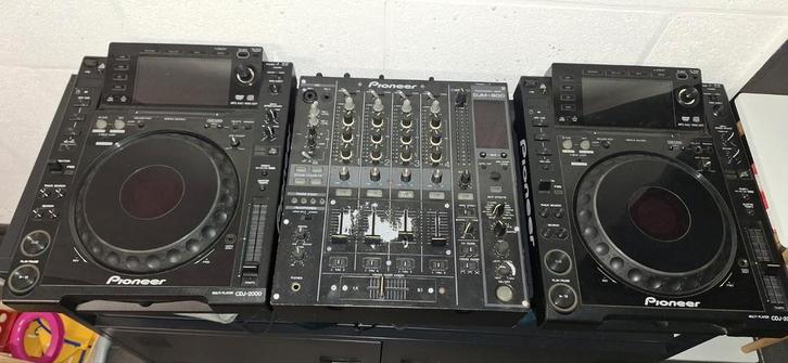 Pioneer DJ Set: DJM-800 Mixer + 2x CDJ-2000, Muziek en Instrumenten, Dj-sets en Draaitafels, Pioneer, Ophalen of Verzenden