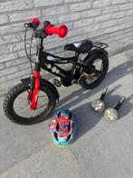 Kinderfiets met steunwielen, Fietsen en Brommers, Ophalen, Zo goed als nieuw, Minder dan 16 inch, Zijwieltjes