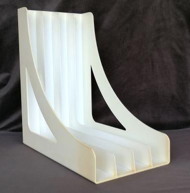 Witte LP / Vinyl platenhouder – Wittner – platenbox– vintage, Ophalen of Verzenden, Gebruikt