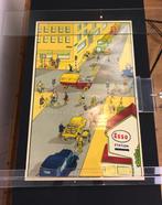 Série vintage d'affiches Esso Tytgat Bruxelles - Années 1950, Enlèvement ou Envoi, Comme neuf, Panneau publicitaire