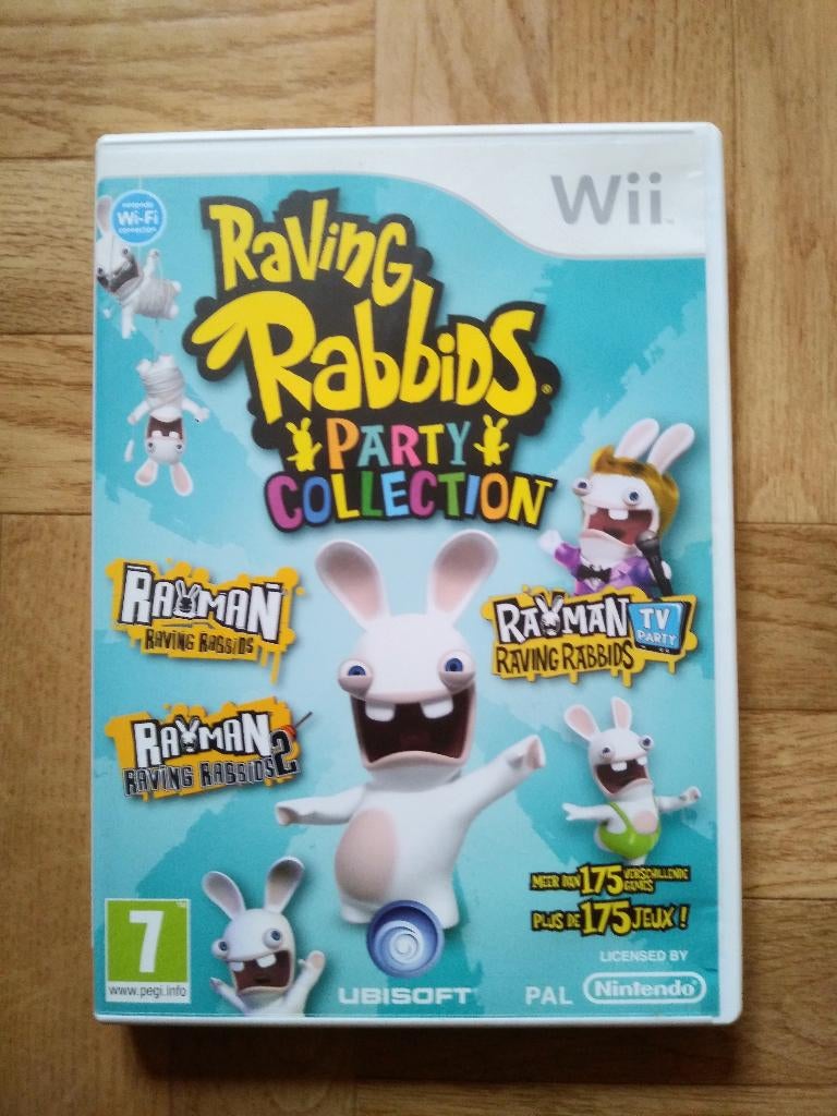 Raving Rabbits Party Collection voor Wii of Wii U, Avontuur en Actie, Ophalen of Verzenden, Zo goed als nieuw, Eén computer