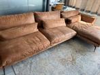 Grote zetel te koop, Maison & Meubles, Canapés | Salons, Quatre personnes ou plus, Enlèvement, Utilisé, Banc d'angle