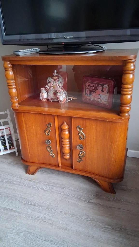 meuble TV art déco entièrement en état d'origine, Antiquités & Art, Curiosités & Brocante, Enlèvement