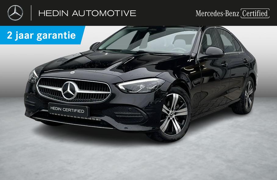 Mercedes-Benz C-Klasse 180 Berline Luxury Line | Smartphone, 4 cilinders, Zwart, 1625 kg, C-Klasse